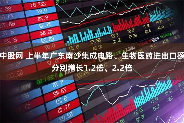 中股网 上半年广东南沙集成电路、生物医药进出口额分别增长1.2倍、2.2倍