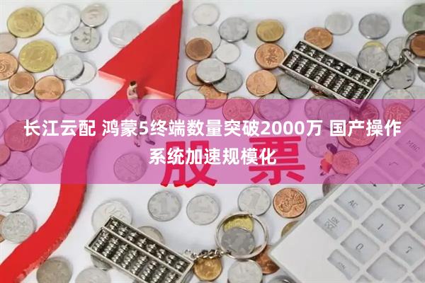 长江云配 鸿蒙5终端数量突破2000万 国产操作系统加速规模化